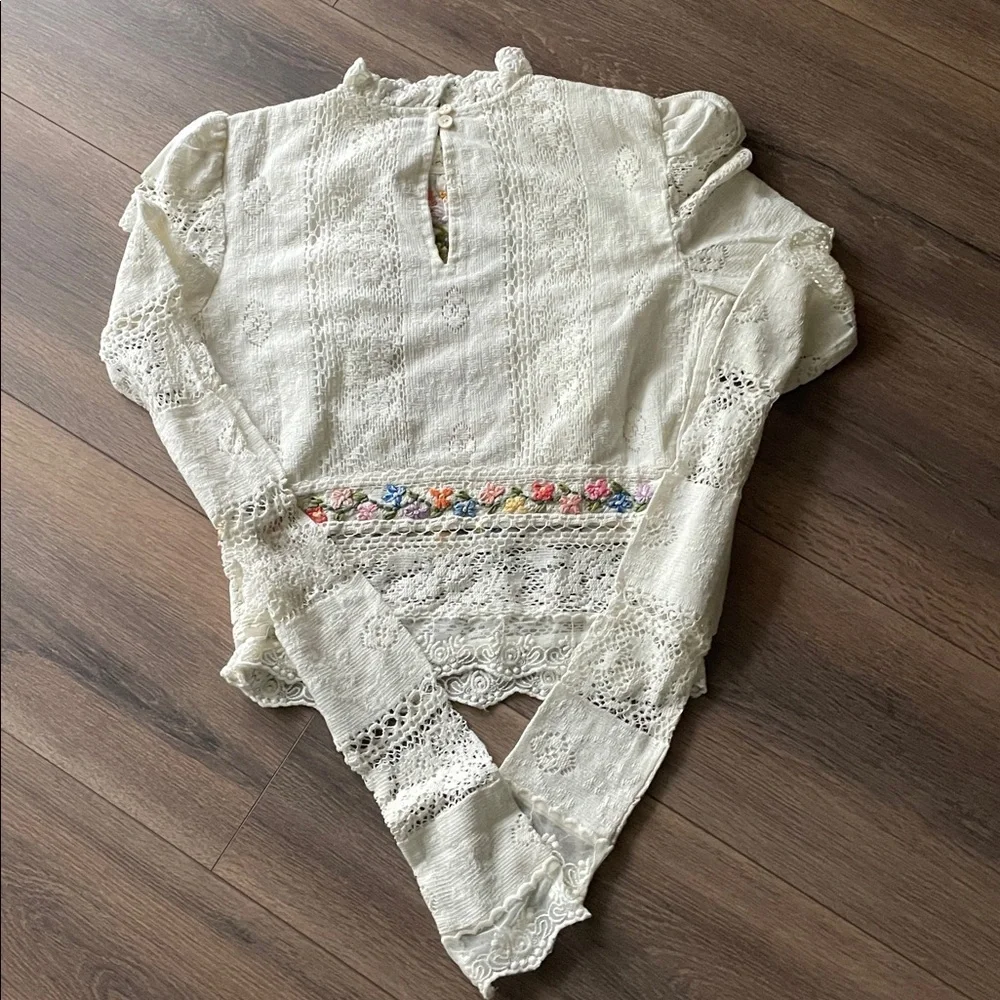 Free People Garden Grace Top